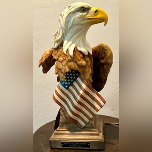 9/11 “Land of the Free” Mill Creek Bald Eagle  Commemorative by Stephen Herrero